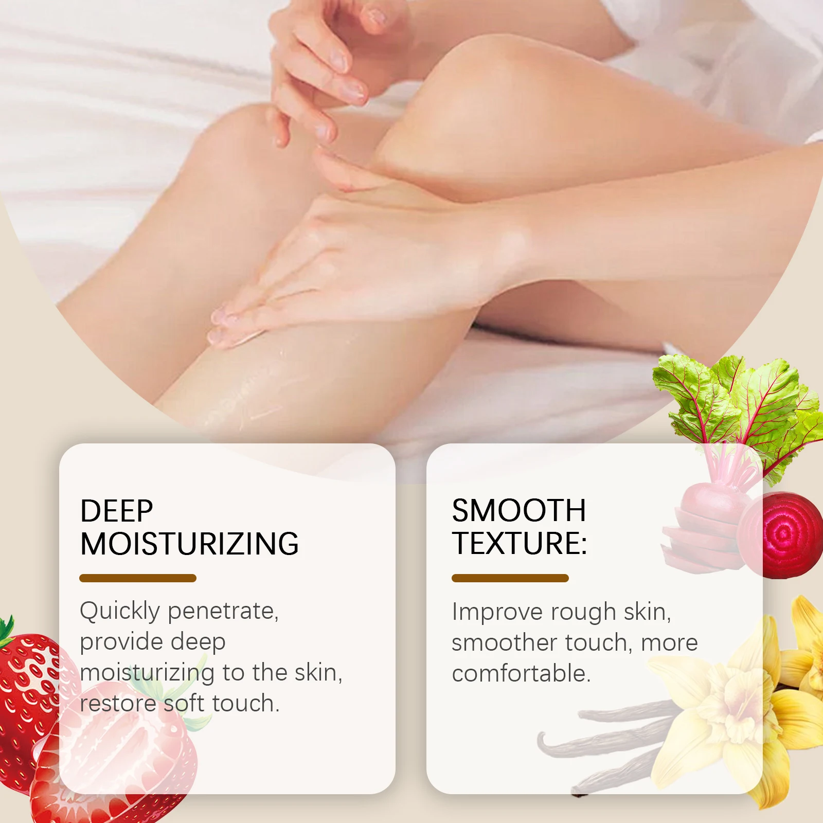 OceAura الفراولة زيت الجسم الفانيليا الحلو الكرمل العطور ترطيب حاجز الجلد إصلاح تغذي الخطمي زيت تدليك الجسم