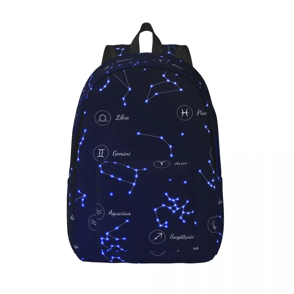 12 Constelaciones en el cielo nocturno mochila para hombre, mochila para estudiante escolar, mochila para portátil de gran capacidad para mujer