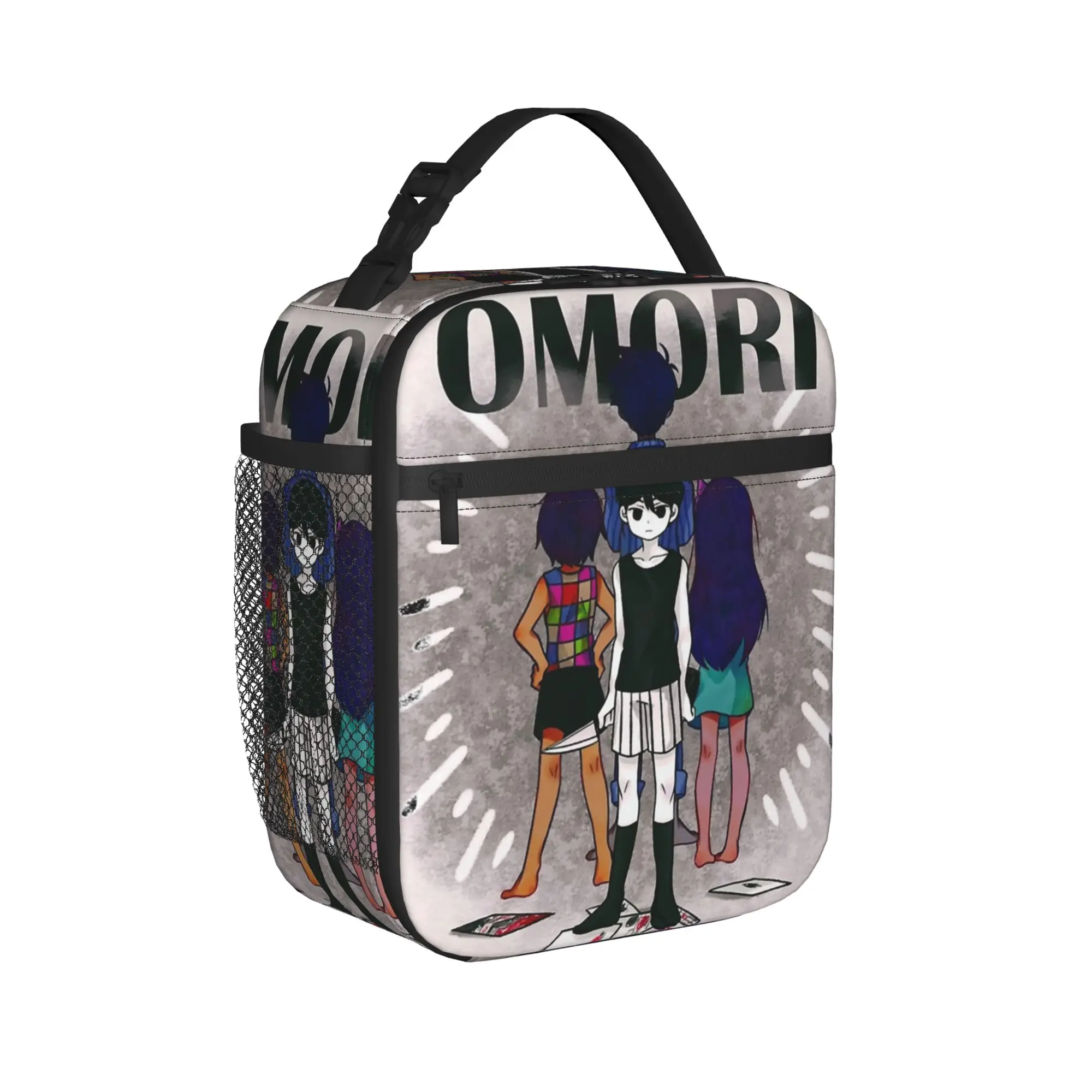 Omori Poster Thermal Insulated Lunch Bag for Picnic  Portable Food Container Bags Cooler Thermal Lunch Box
