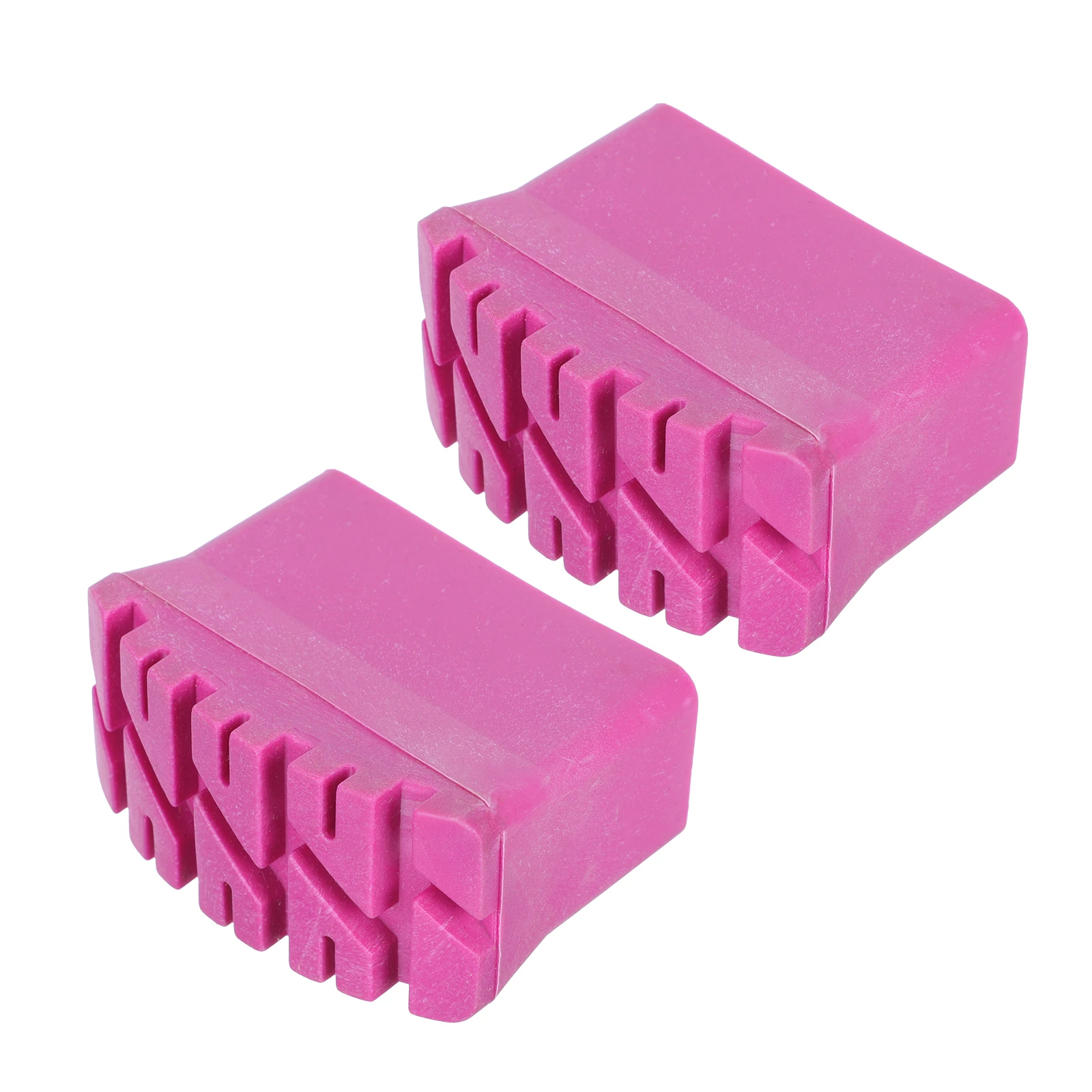 2 قطعة أغطية قدم السلم منصات مطاطية غير قابلة للانزلاق لحماية استقرار السلم ضد التآكل ومنع أضرار الأرضية