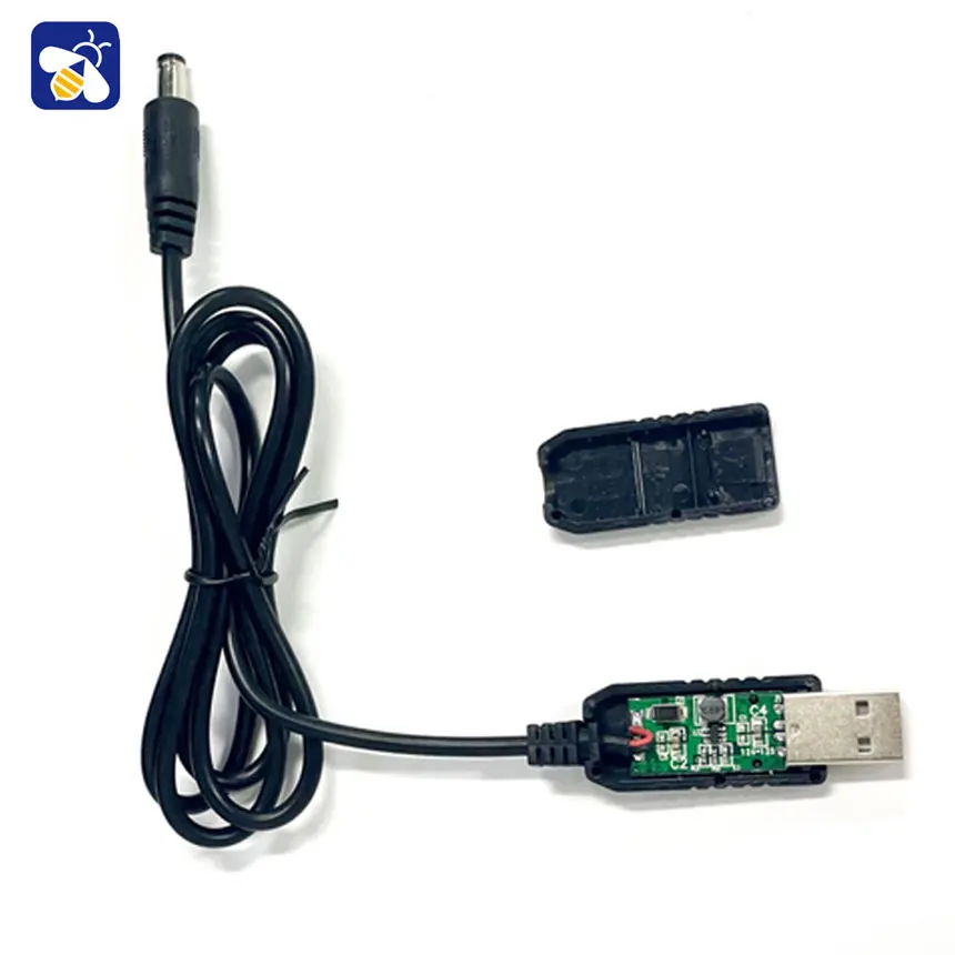 USB DC5.5/3.5mm Boost Cable DC5V to 9V 12V Router Optical Cat Power Cable Charger Charging Cable Converter Cable Boost Module