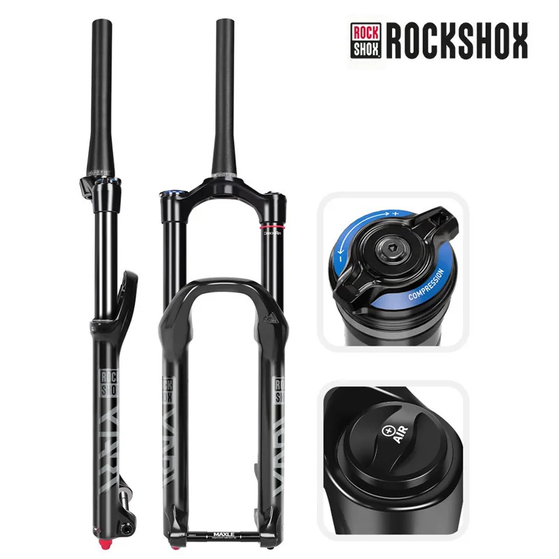 

2022 ROCKSHOX YARI RC 29inch shoulder lock stroke 180mm barrel axle 15*110 DH Boost suspension fork