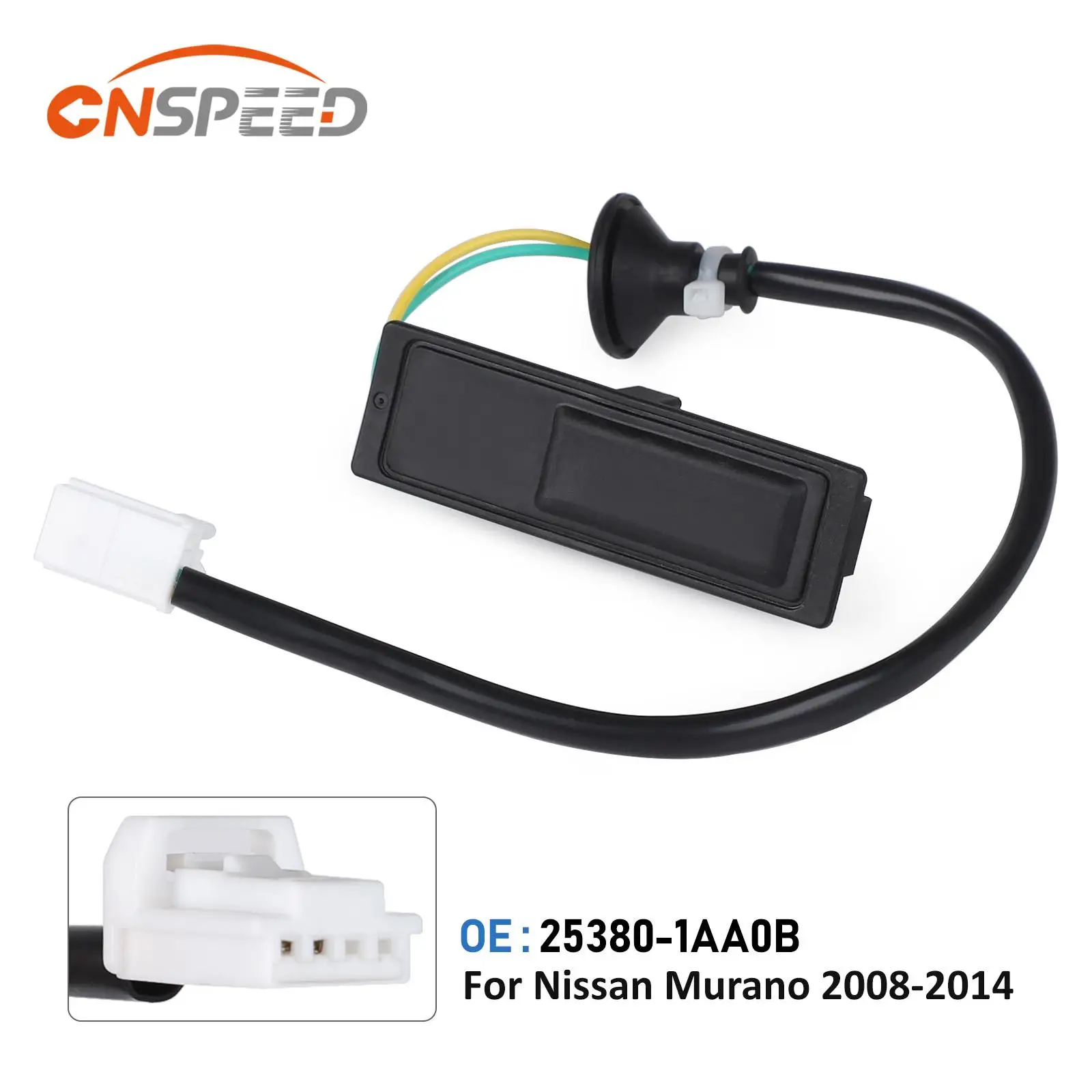 

CNSPEED Tailgate Trunk Release Openning Switch For Nissan New Tiida Murano Juke Nissan Qida 11-15 25380-1AA0B Boot Opener Switch