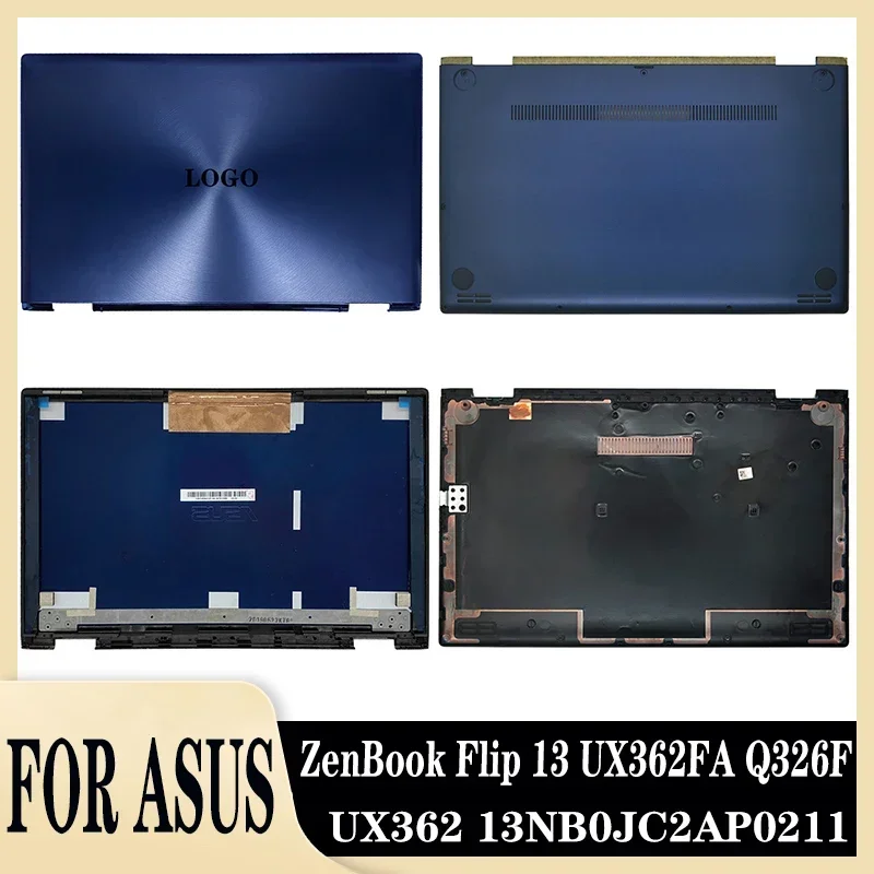 Original Series Laptop Case LCD Back Cover Bottom Base Cove 13.3inch Blue for ZenBook Flip UX362 UX362FN UX362FA Q326 Q326F