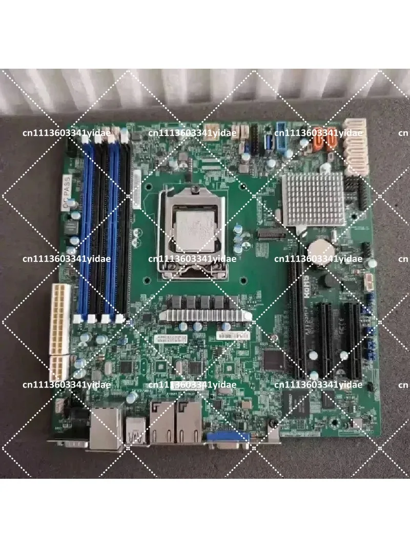 Server IPMI Main Board X11SSM-F Single NAS C236 Chip Dual Network Interface Card