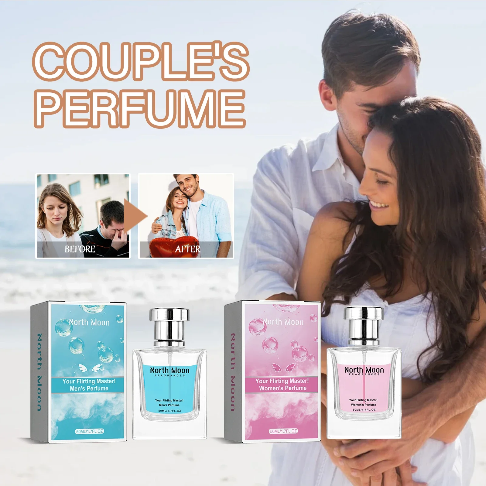 50ml mujeres hombres Perfume árabe Original Perfumes Spray Perfume Eau De Parfum feromonas de larga duración fragancias regalo desodorantes