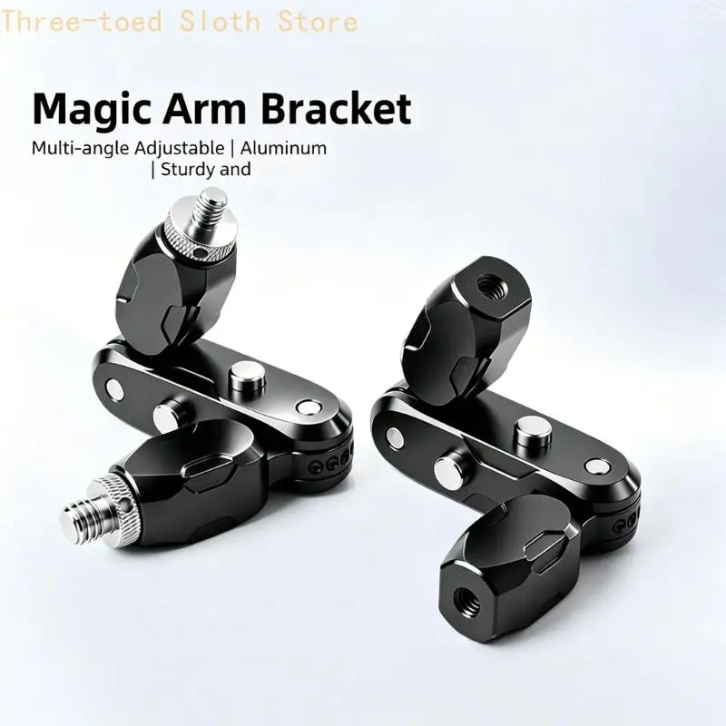 Magischer Arm für Monitor, Kamera, Telefon, Licht, Aluminium-Kugelkopf, Gelenkarm mit Klemme für Desktop-Stativ E74A – Detail 2