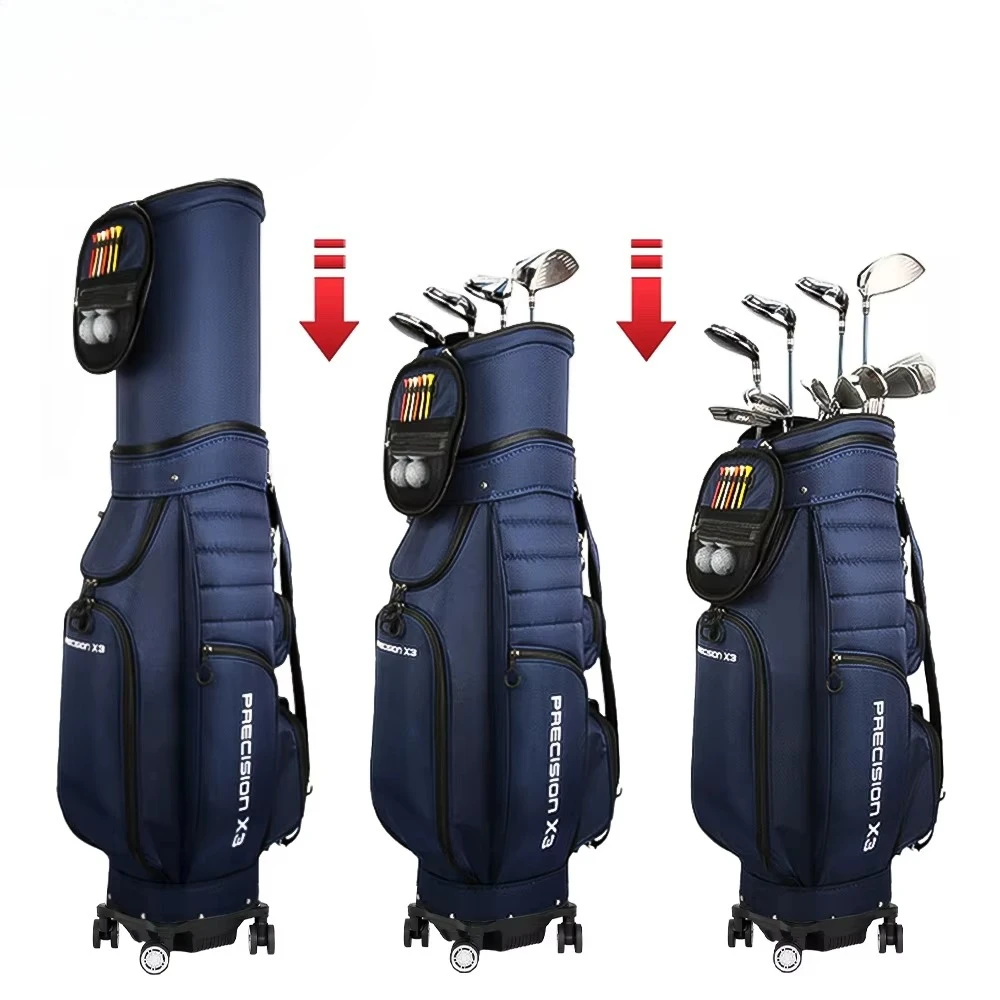 

Wheeled Golf Bag Unisex Nylon Wheeled Cart Stylish New Design for Travel