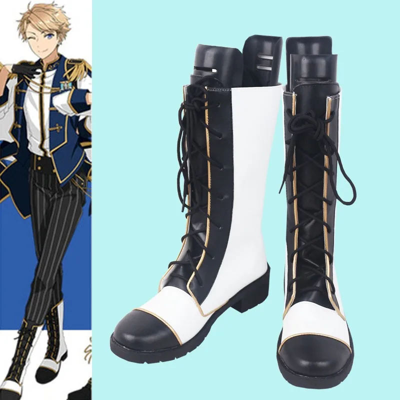 Chaussures de Cosplay Sena Izumi Sakuma Ritsu, Ensemble de Jeu, oral aliers Étoiles, Accessoire de Cosplay, Bottes de Carnaval d'Halloween, sur Mesure