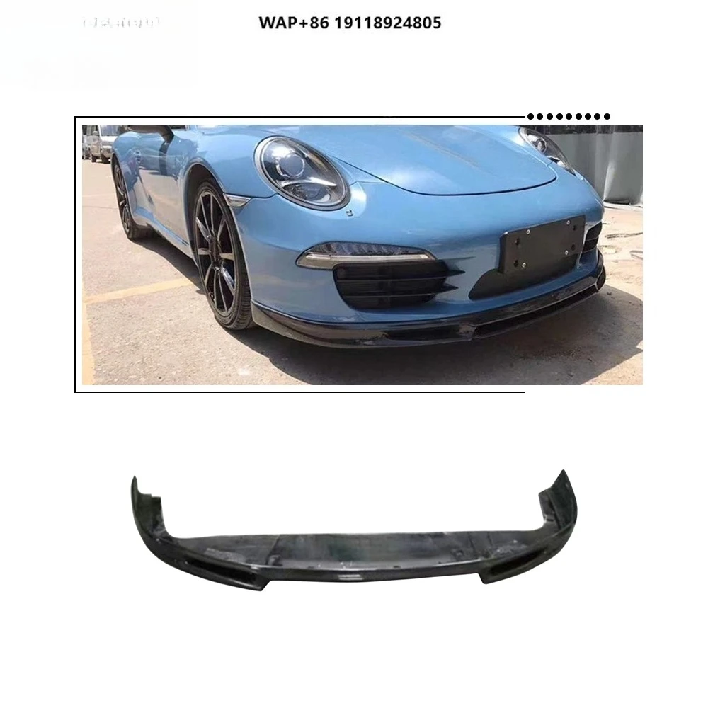 

Carbon Fiber Front Bumper Chin Lip for 911 991 Carrera & Carrera S 2012 2013 2014 2015