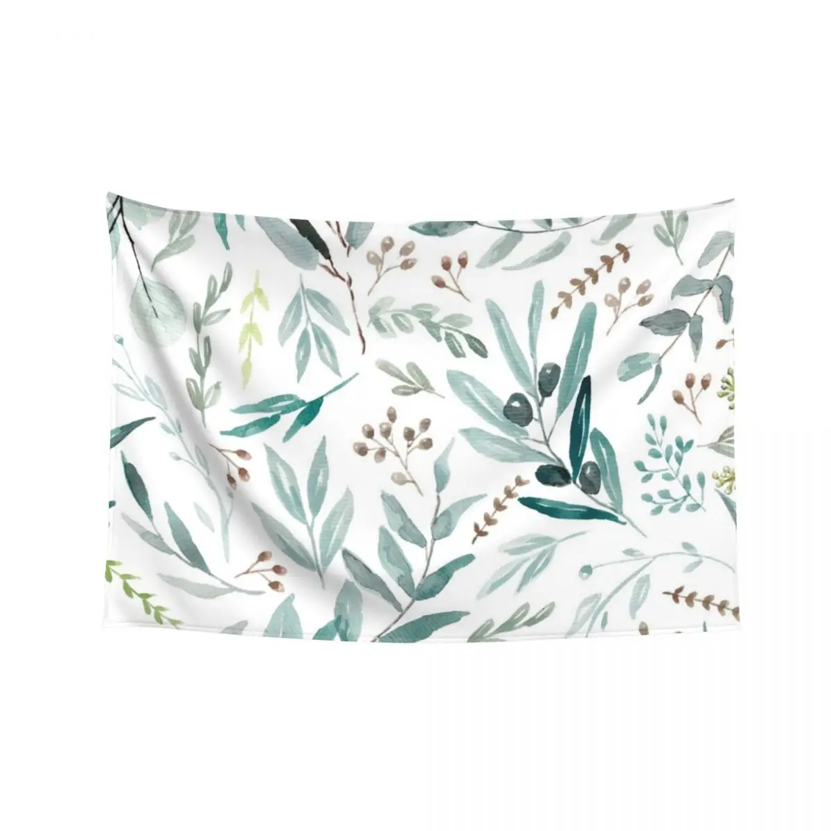 

Boho Eucalyptus Leaves Pattern Tapestry Decor For Room Aesthetics For Room Room Ornaments Bedroom Deco Tapestry