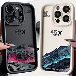 Luxury Mountain Peak Aircraft Phone Case For Infinix Hot Note Zero 50 40 30 20 GT10 GT20 Smart 9 8 7 6 Pro Play 4G 5G Back Cover