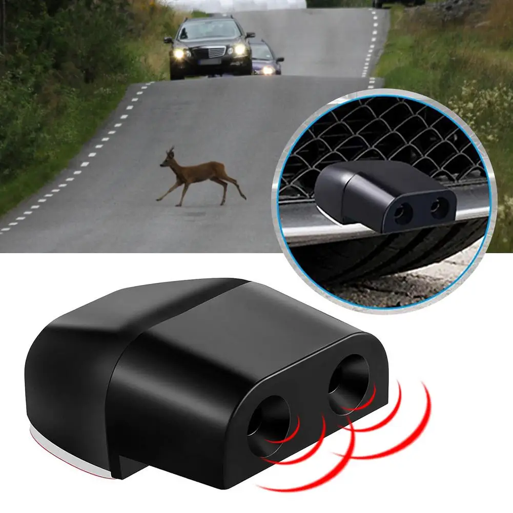 2Pcs Car Deer Whistle Save A Deer Whistles Deer Warning Devices Units for RVs Vehicles Motorcycles Ultrasonic Animal Whistle