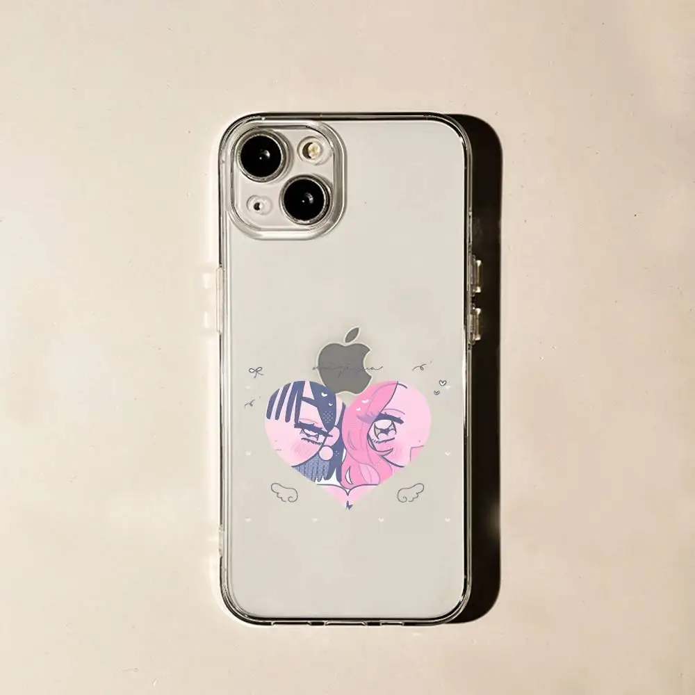 A-Alien Stage Sua Mizi per iPhone 17,16,15,14,13,12,11 Pro,Max,Plus,X,XS,XR,SE4,E Mini impugnatura antiscivolo morbida trasparente