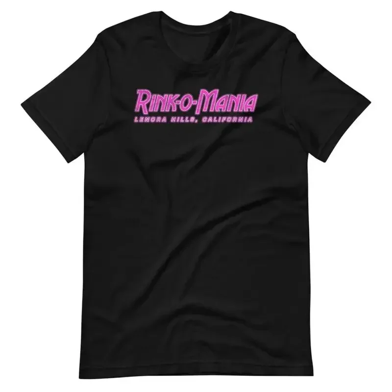 Rink O Mania Skating Black T Shirt
