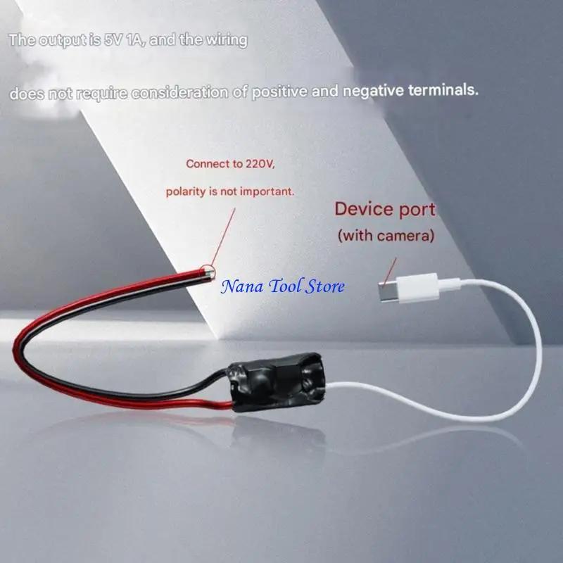31GJ Small Plastic 220V To 5V Voltages Converters With Overload Protecting USB Power Supply Converters for Home and Office
