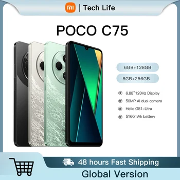 POCO-スマートフォン,G81-Ultra GB,5160 GB,128インチ,ドットドロップ型ディスプレイ,Helio 256,50MPカメラ,6.88 mAhバッテリー,NFC