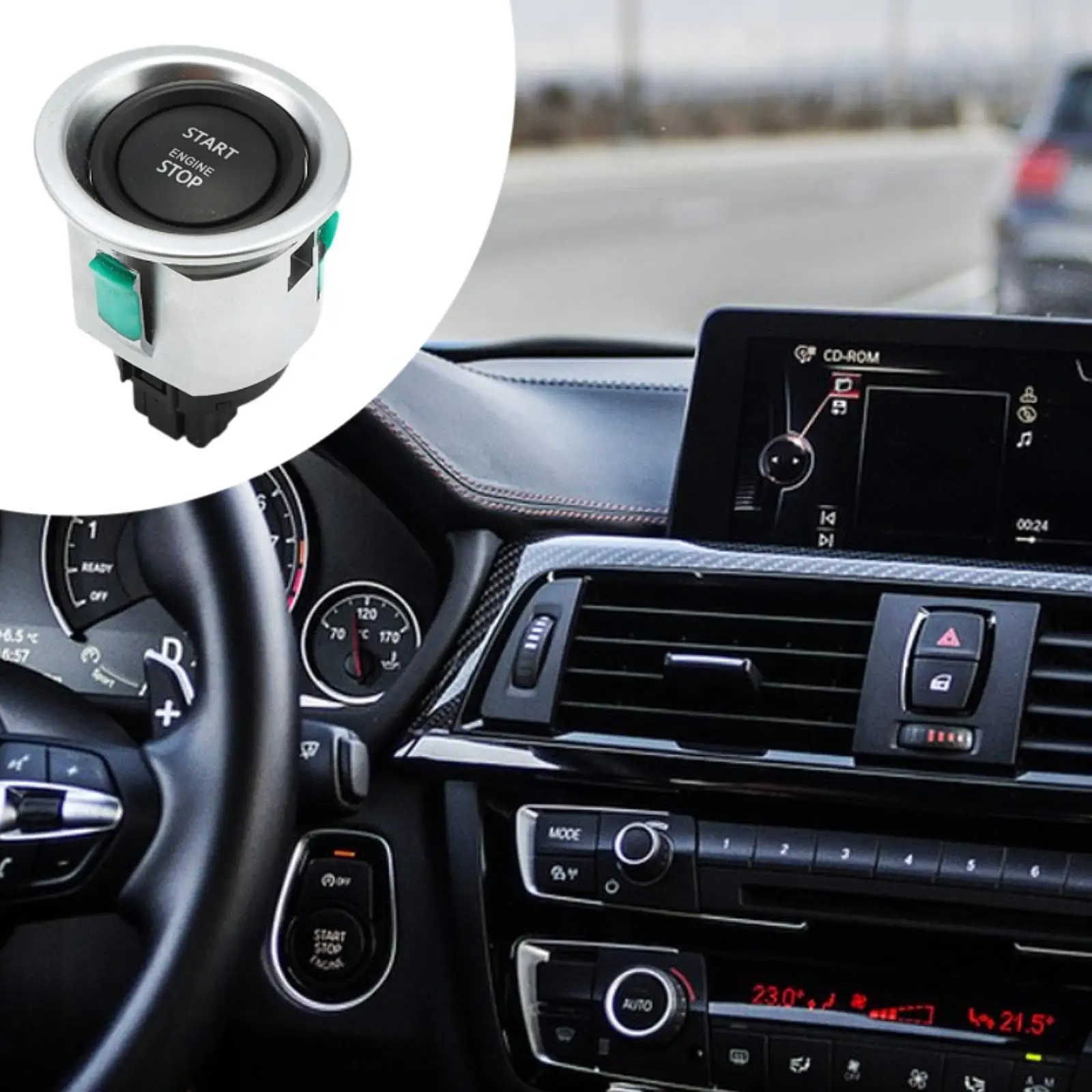 Botão interruptor do motor Start Stop LR 050802   Lr lr 011898   Substituição simples dos acessórios automotivos das peças sobresselentes do conjunto LR 011897