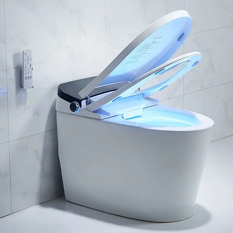 

Китайская сантехника, автоматический туалет, керамика, водонепроницаемая умная унитаз для ванной комнаты, интеллектуальная