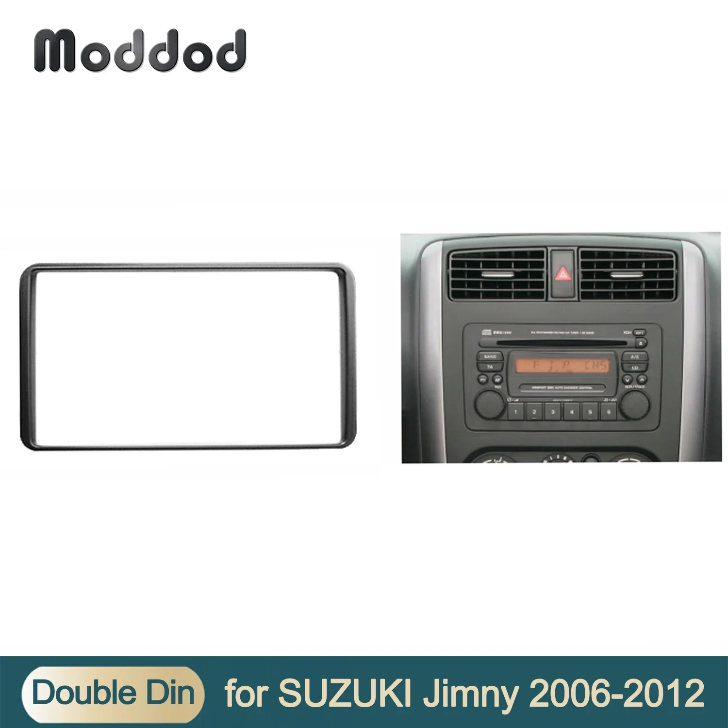 

For SUZUKI JIMNY Radio DVD Stereo Panel Dash Mounting Double Din Fascia Installation Trim Kit Frame Bezel