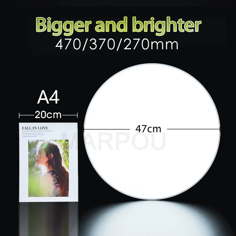 Image 3: MARPOU plafonnier intelligent lampe à LED pour chambre grandes plafonniers lumières LED avec télécommande lumières LED à intensité variable pour chambre