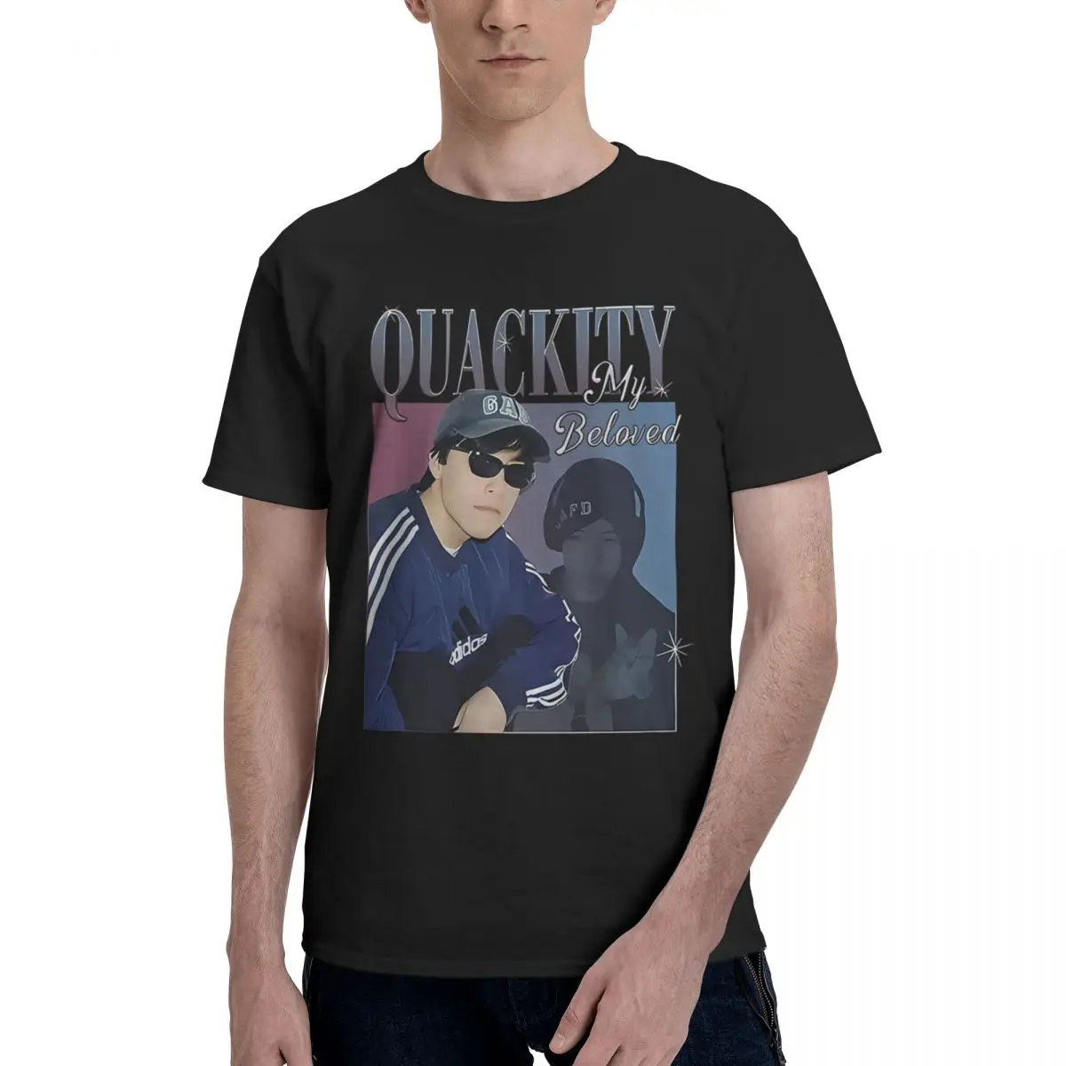 

Uackity My Beloved Merch, повседневная дышащая удобная футболка из 100% хлопка, мужские футболки, забавная рубашка