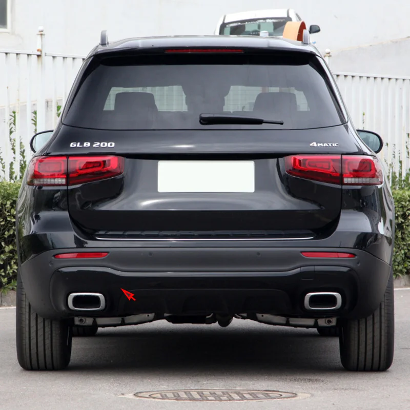 Rear Bumper Chrome Trim Chromium Styling A2478859000 A2478850101 Spoiler Diffuser Accessories For Mercedes Benz GLB W247 X247
