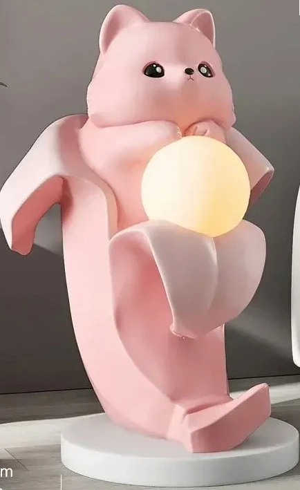 

Creative Resin Cat Statue Ornaments Living Room Large Floor Standing Home Accessories Sofa Light Moving Gift