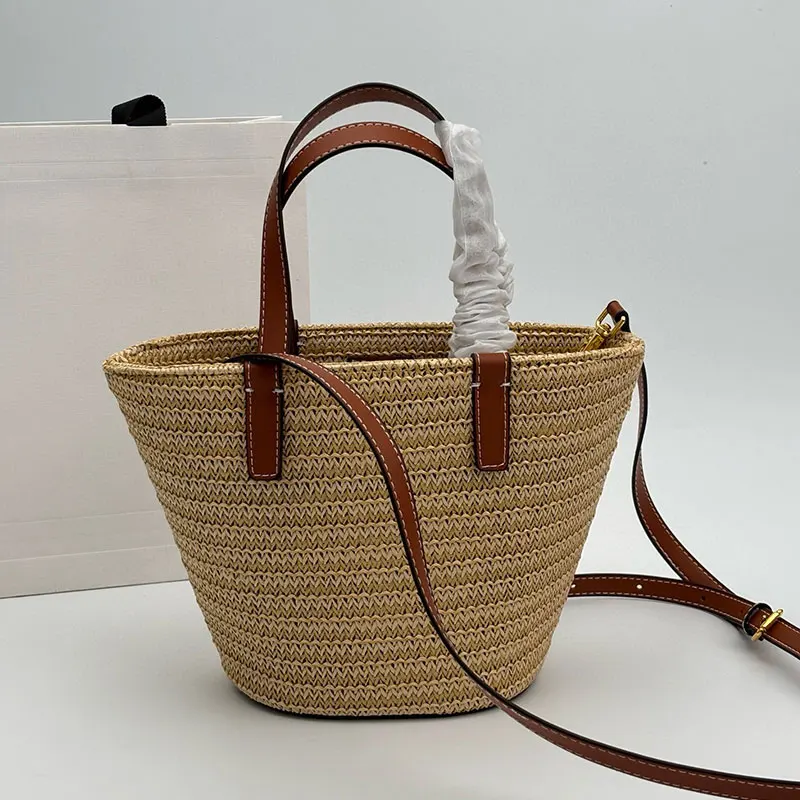 

Vegetable Basket Woven Bag Summer Travel Vacation Beach Bag Large Capacity Fashion Tote Handbag Ladies Classic Casual Women