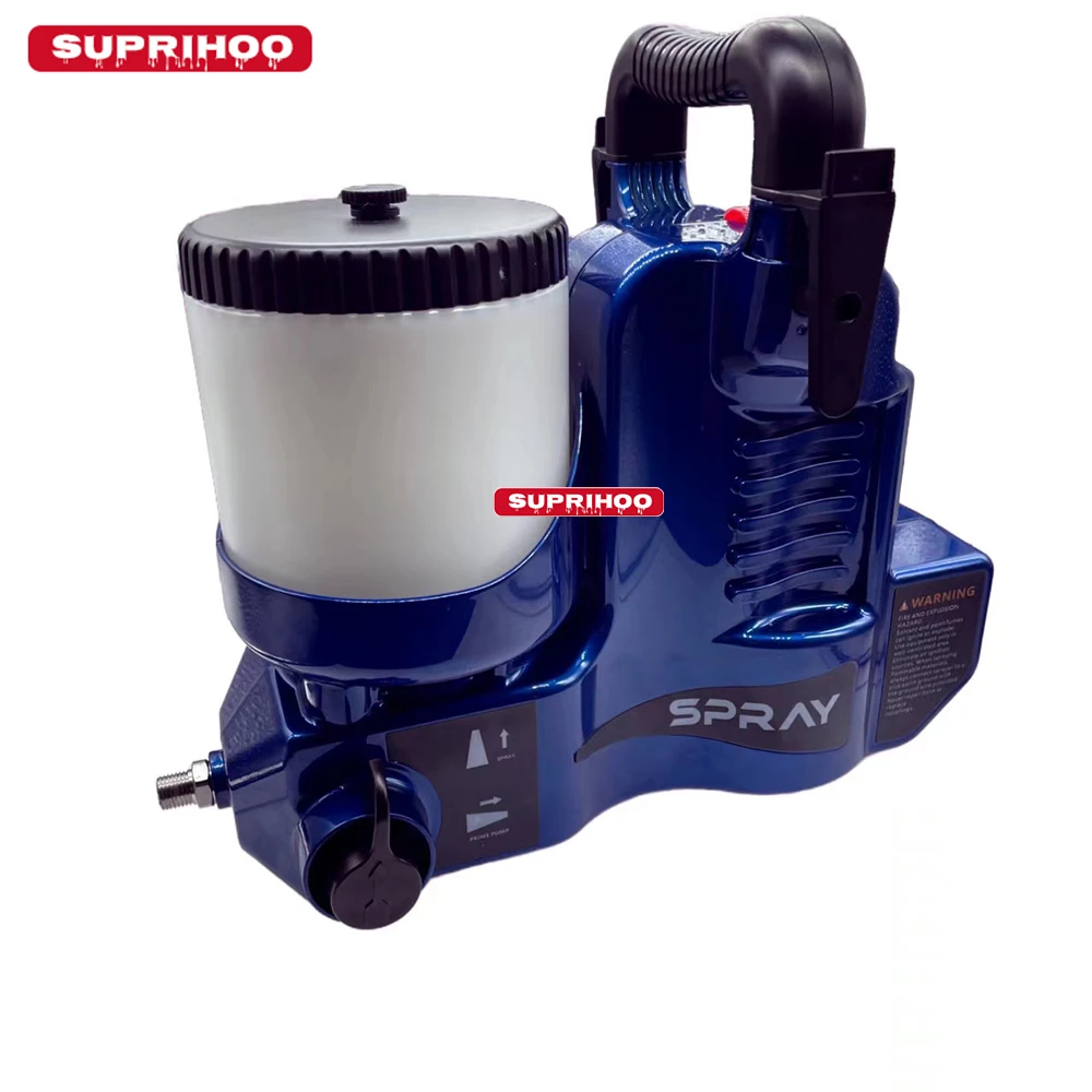 Suprihoo Lithium Airless Spray Machine Furniture Exterior Wall Spraying Tool 6 Can Adjust the Paint/latex Paint