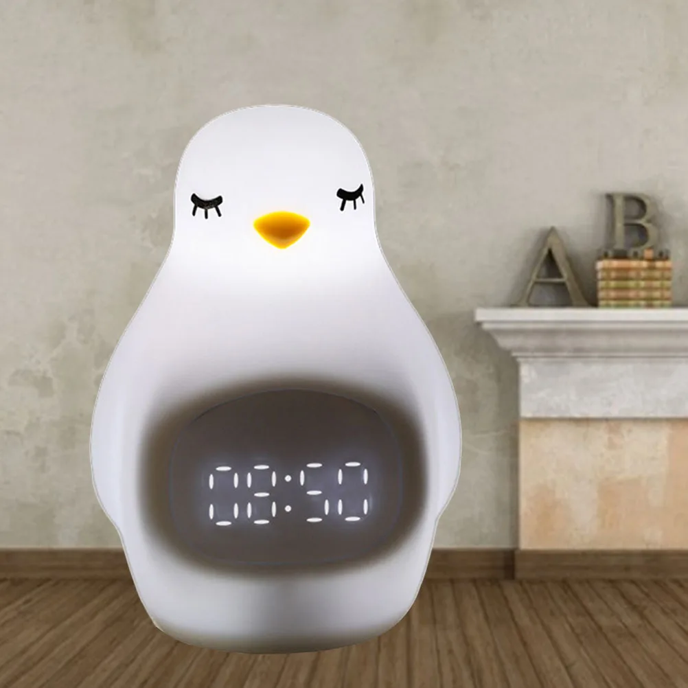 

Creative LED Digital Lamp Clock for Students White Light Alarm Multiple Alarms Voice Activated Easy to Use Home Office Bedroom