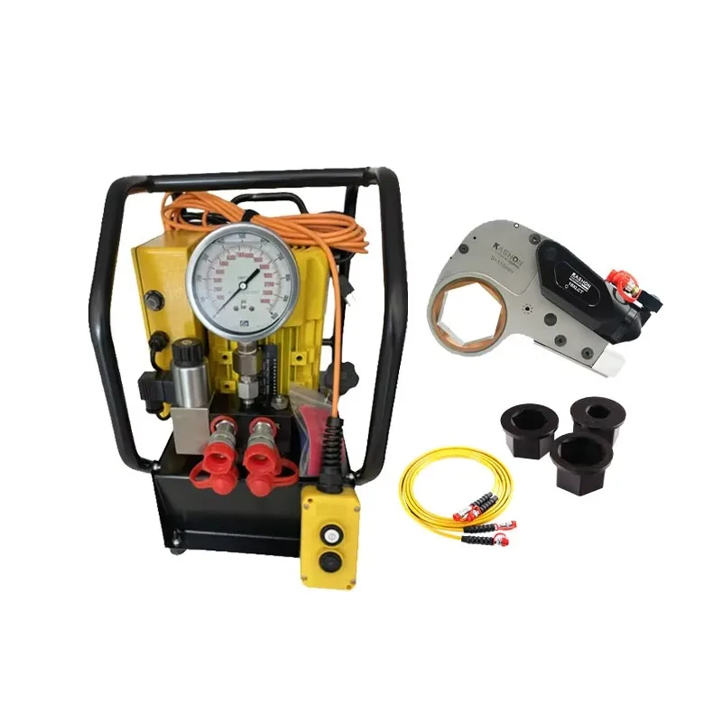 

【From China】244-2534Nm Hytorc Equivalent Low Profile Hydraulic Torque Wrench Nut Bolt Ratchet Cassettes Hollow Hexagonal