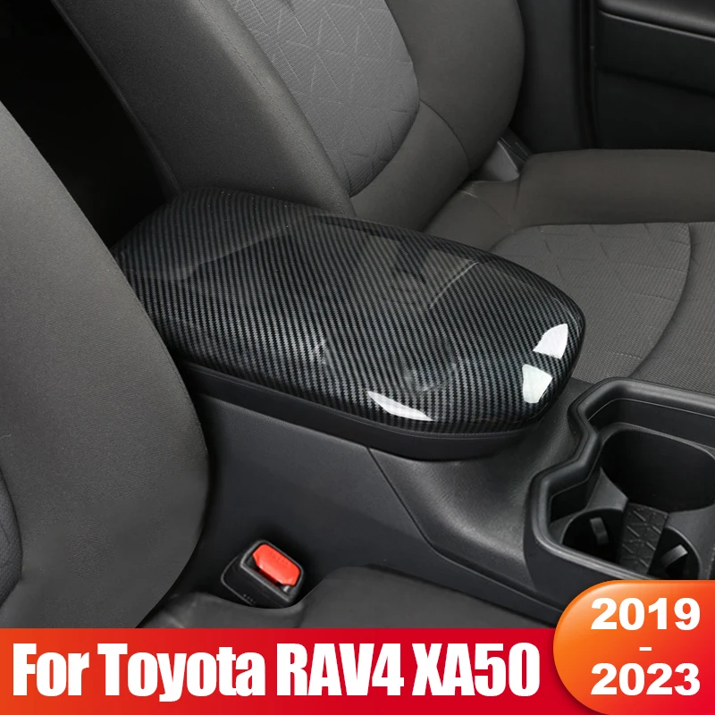 

For Toyota RAV4 XA50 2019 2020 2021 2022 2023 RAV 4 Hybrid Car Armrests Storage Box Mats Cushion Scratch Proof Cover Accessories