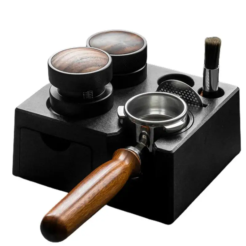 

Espresso Tamper Station Portafilter Tamper Holder Station Espresso Machine Accessories Espresso Tamping Station For Countertop