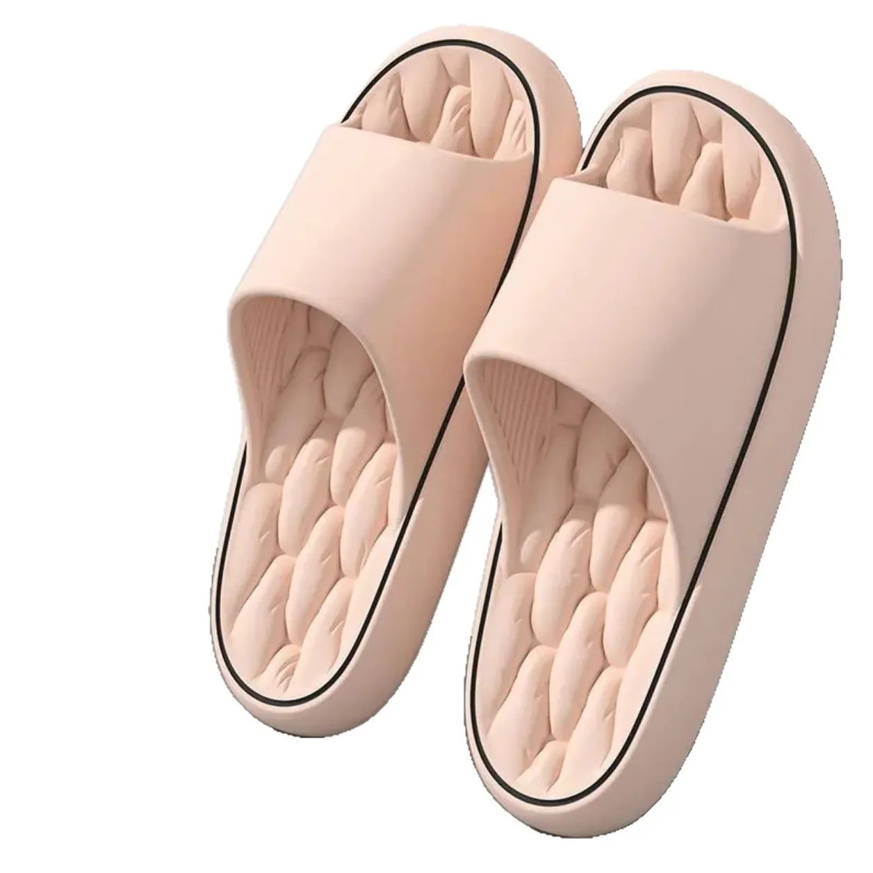 New Summer Women Bathroom Bathing Slippers Men Indoor Home EVA Anti-Slip Anti-Odor Couple Shower Quick-Drying Slippers view 6