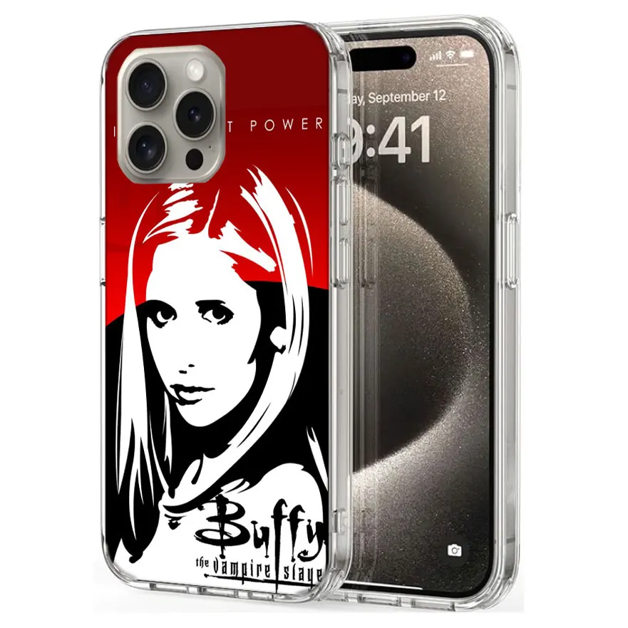 Buffy the Vampire Slayer Clear For Apple iPhone 16 15 Pro Max Cover 14 Plus 13 12 Mini 11 Pro XR XS Max Phone Case Silicone TPU