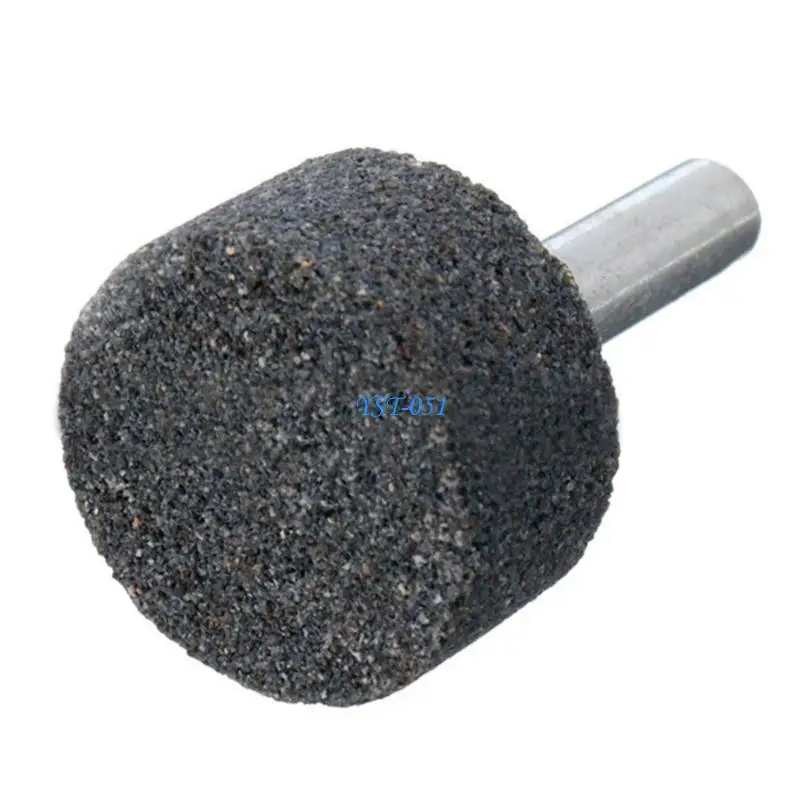 E15A 10pcs حجر الكشط نقاط الحجر الكهربائي ملحقات الطحن الكهربائية تلميع مجموعات أدوات عجلة رأس الطحن لأداة الدوران