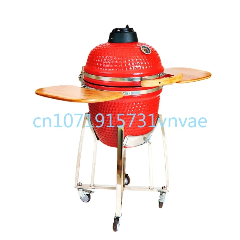 KAMADO 18-Cal Grill ceramiczny rodzinny Grill ogrodowy na imprezę duszony Grill