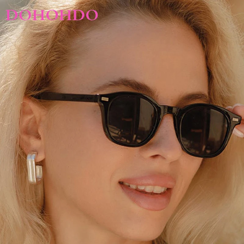 

2025 Vintage Small Round Frame Rice Nail Women Sunglasses Popular Brand Design Classic Men Sunglass Outdoor Driving Shades UV400