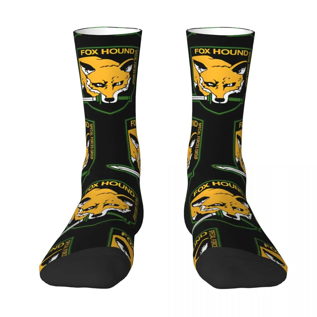 Men Women Metal Gear Solid Fox Hound Emblem Socks Breathable Stylish Socks Little Small Gifts