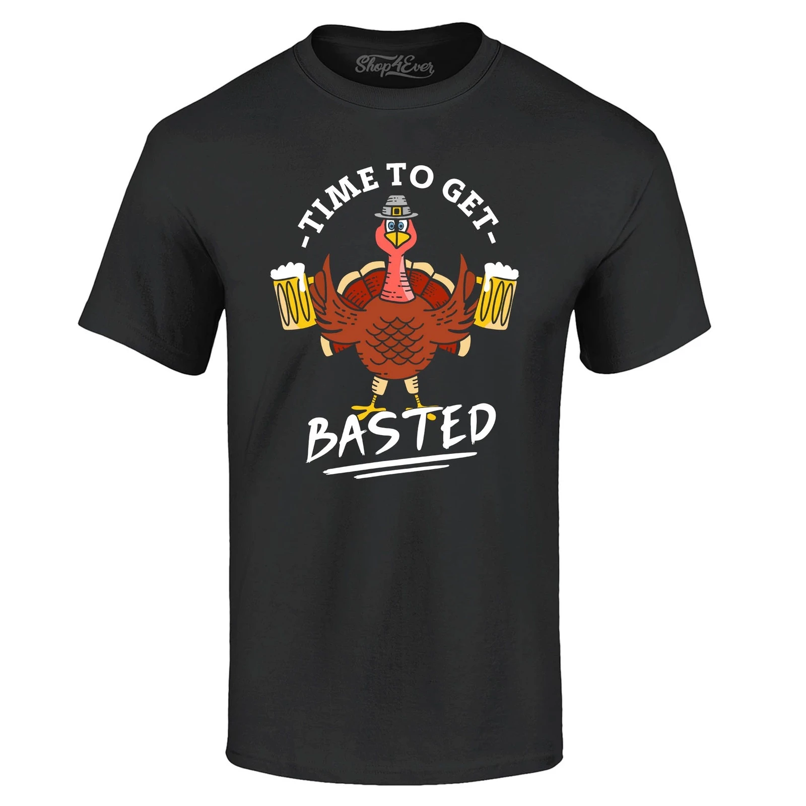 Time to Get Basted Turkey T-shirt Thanksgiving Shirts
