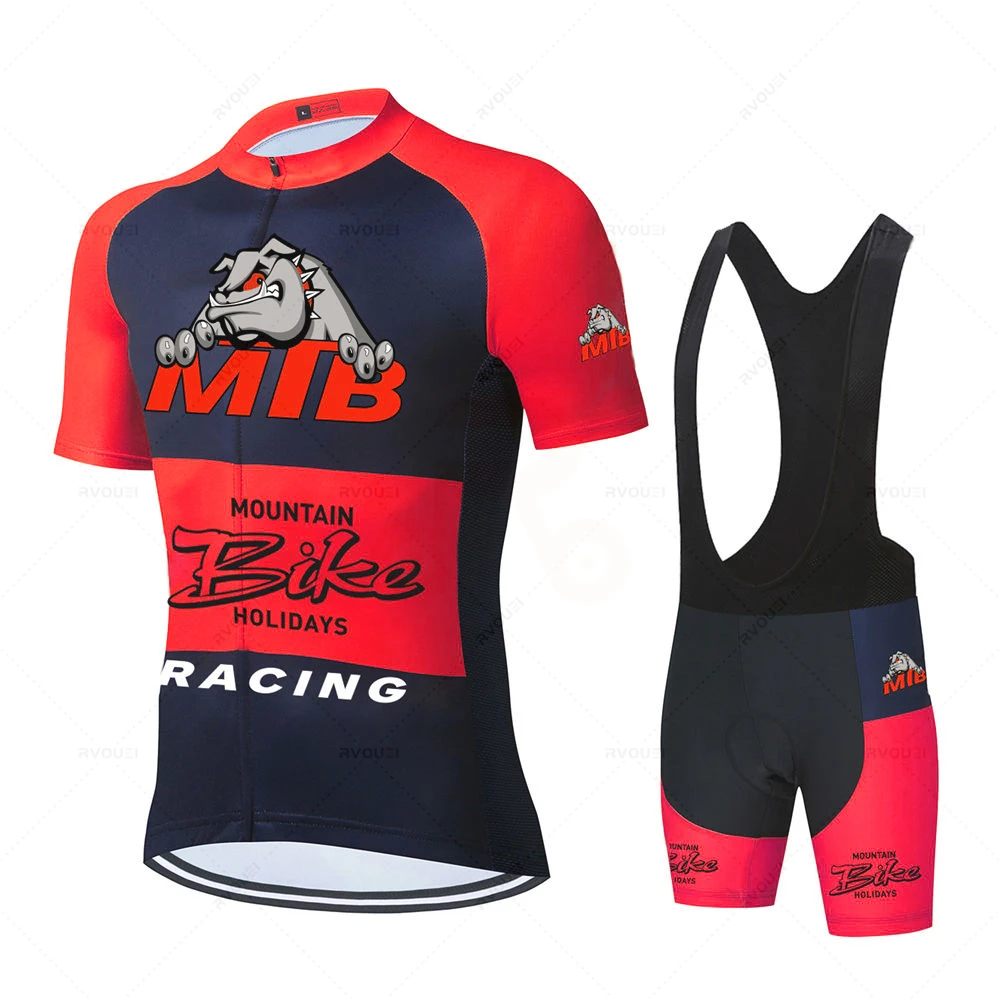 Breathable Short Sleeve Dog Cycling Jersey, Pro Team, Bicycle Clothing, Sportswear, Outdoor, MTB, Bike Uniform, New, 2024