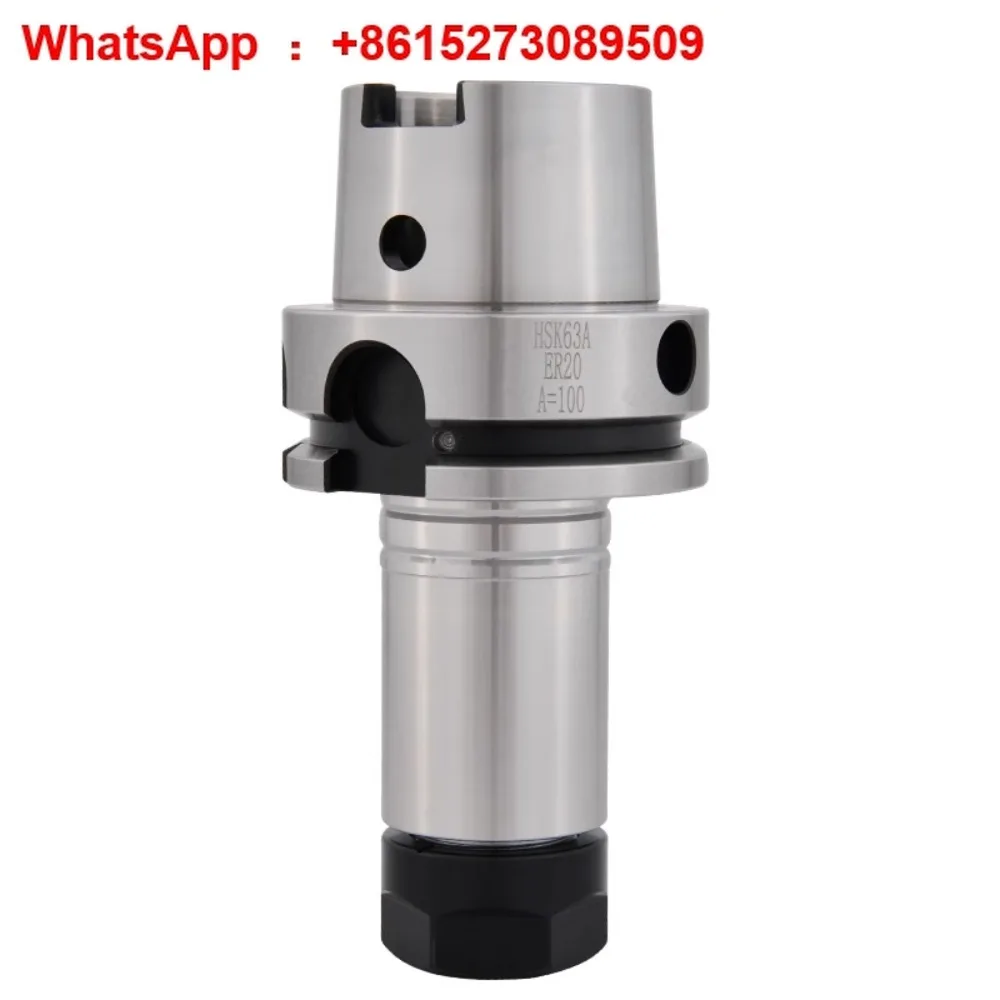 

HSK63A ER16 20 25 32 High Speed Dynamic Balancing Tool Holder Small Diameter Rear Pull Type FMB22 27 Tool Holder