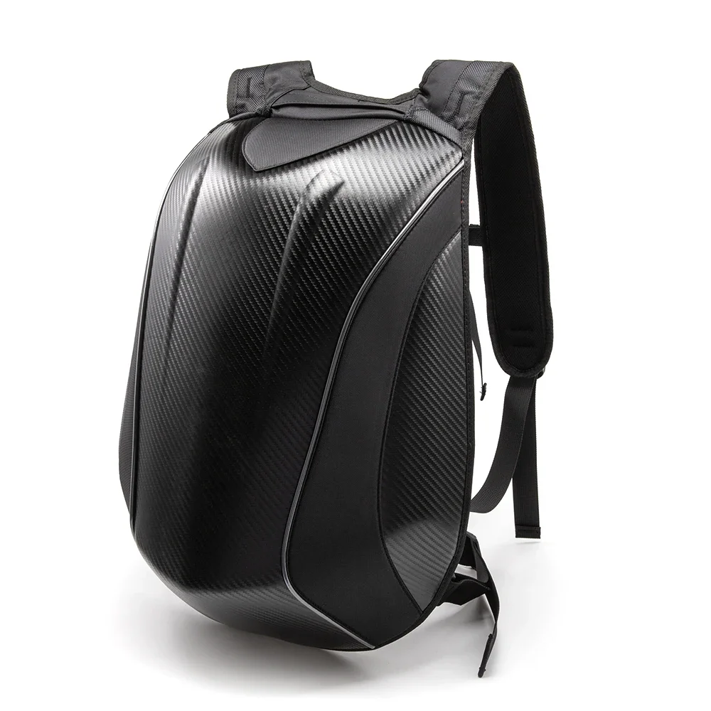 Waterproof Carbon Fiber Motorcycle Bag Riding Motocross Luggage Bags Hard Shell Backpack Motorcycle Racing Bag with LOGO