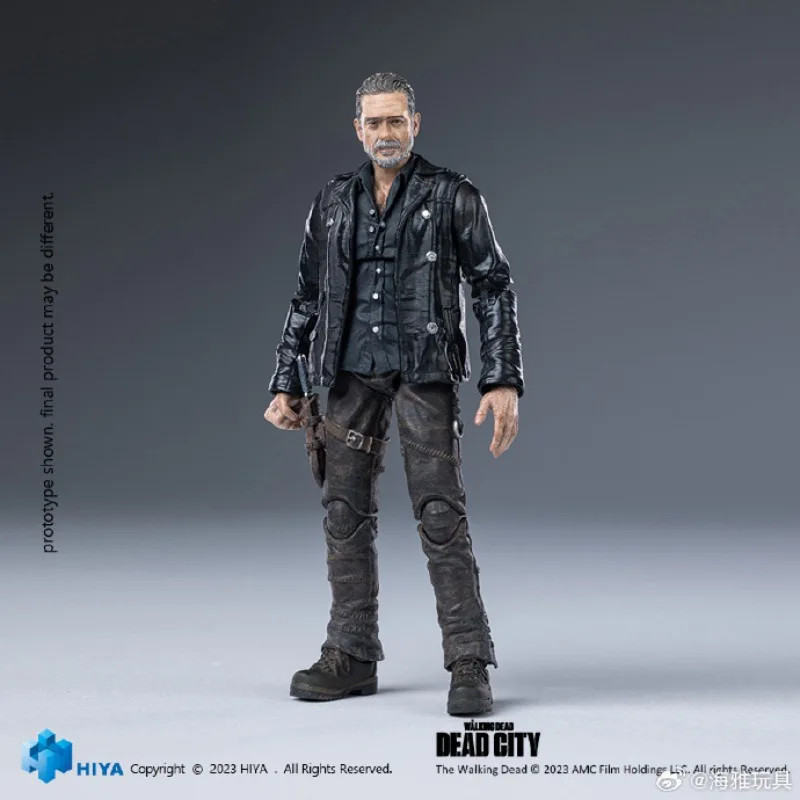 100% Original HIYA EXQUISITE MINI The Walking Dead Negan Walker King 1/18 Anime Action Figure Toy Gift Model Collection Hobby