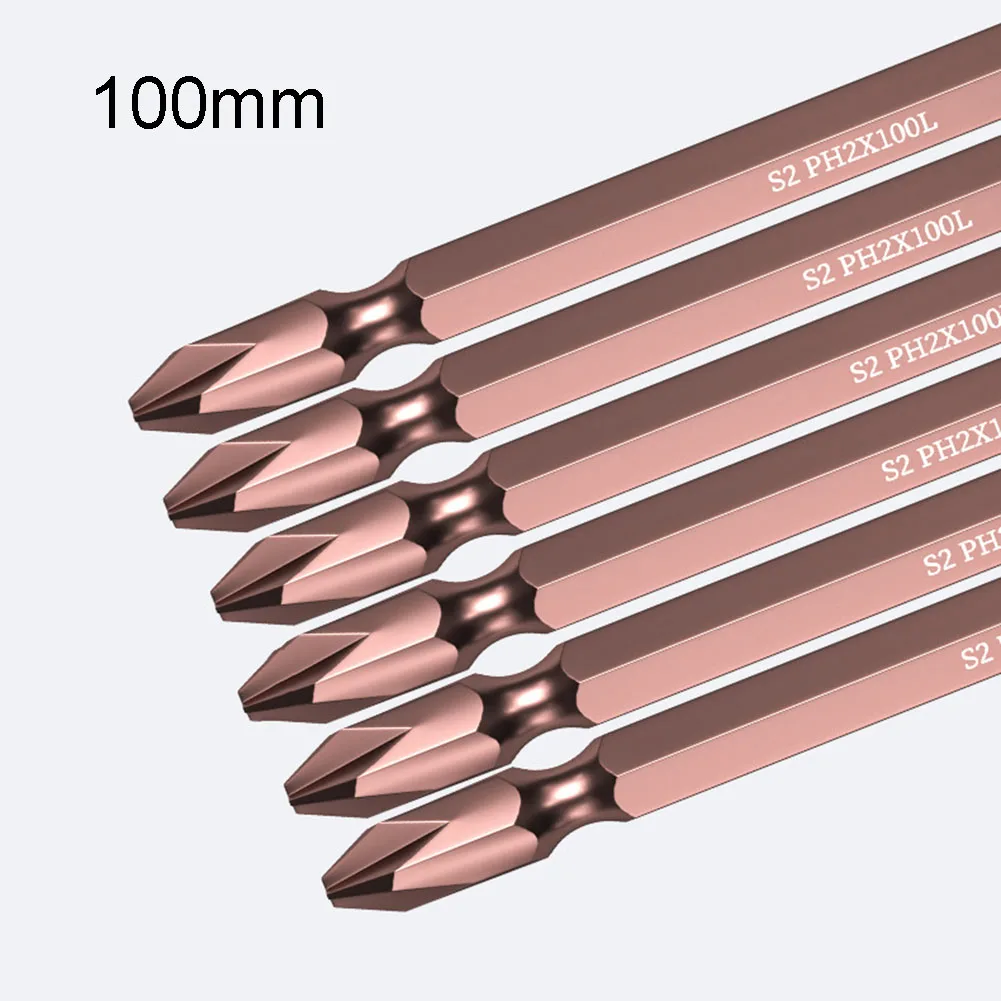 Imagem -04 - Double-head Ph2 Chave de Fenda Bit Grupo Cromo Vanádio Liga de Aço Hex Batch Cabeça Bits Chave de Fenda Elétrica 10 Pcs