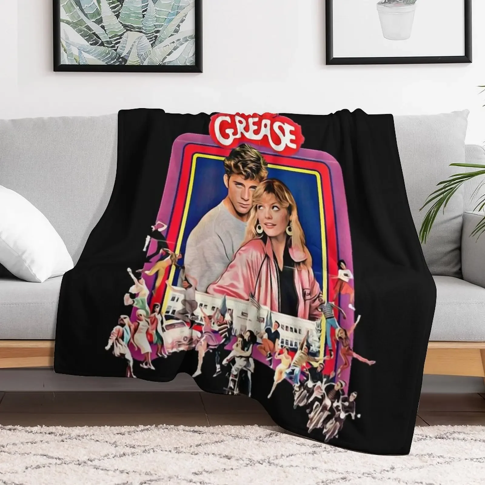 Grease 2 Classic 80 s Film Essential T-Shirt Throw Blanket Thermals For Travel Thin Blankets