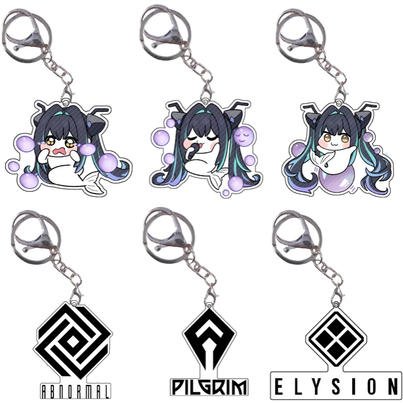 

NIKKE The Goddess of Victory KeyChain Little Mermaid Doro Pilgrim Funny Game Characters Acrylic Collection Pendant Decoration