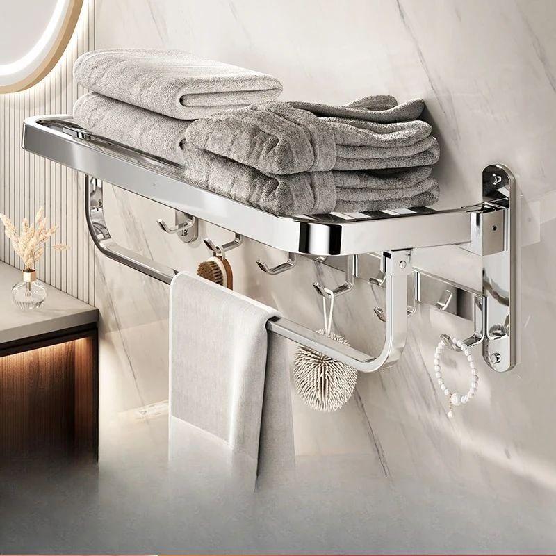 

Toilet rack, bathroom storage multi-functional non-punching towel rack