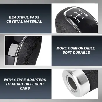 Řadicí páka 5/6 rychlostí, manuální převodovka, univerzální auto, PU kůže, prodloužená řadicí páka, hlavice řadicí páky 10 nejlepší prodej Řadicí páka Škoda Rapid - №6